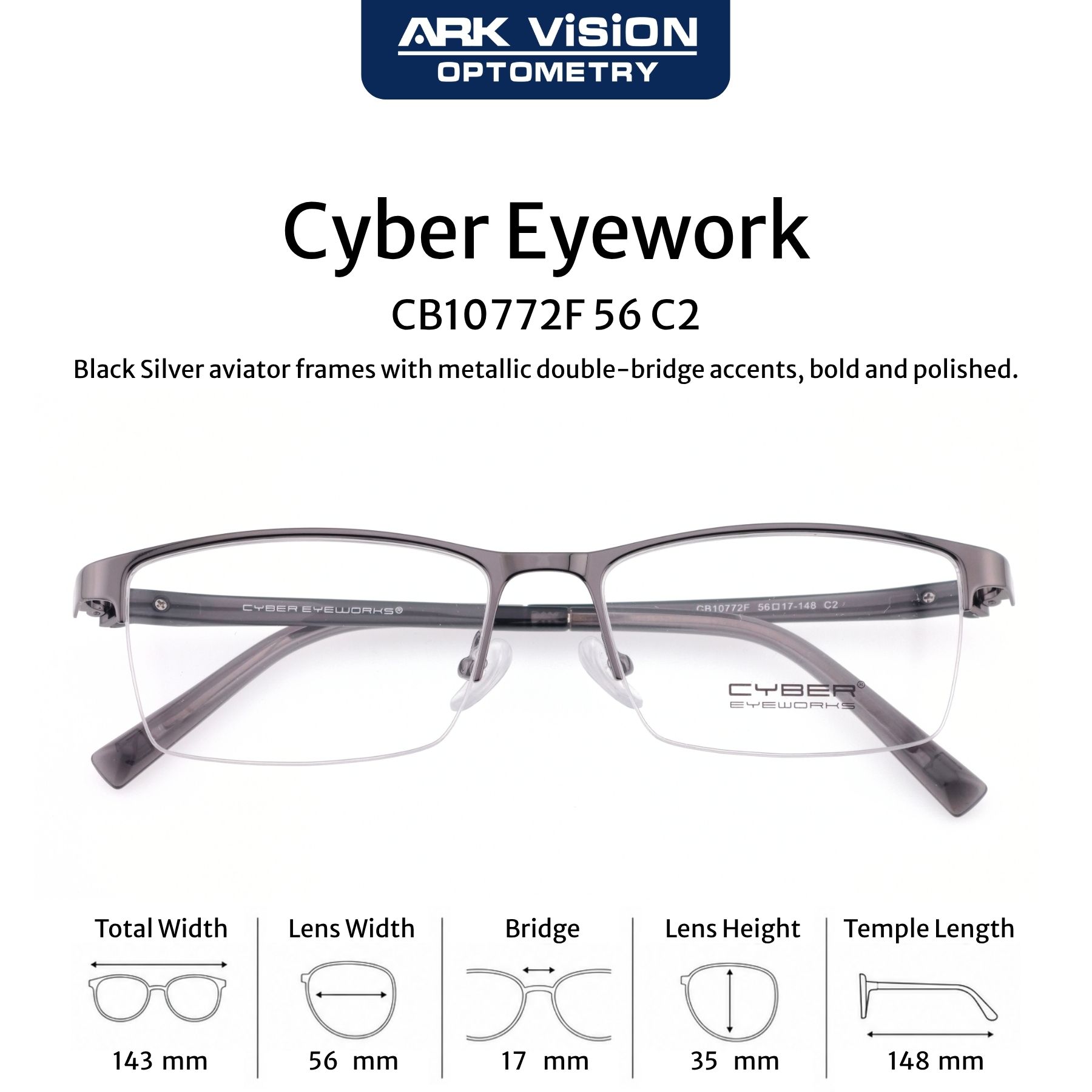 Cyber CB10772 rectangle frame