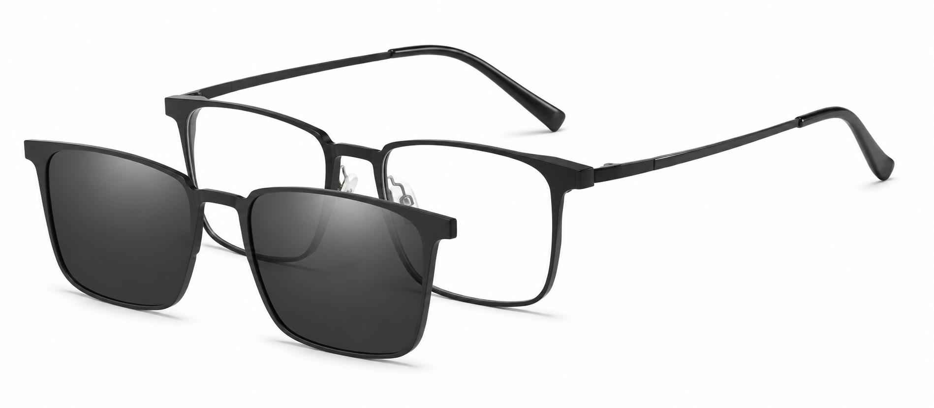 Clip-on frame package